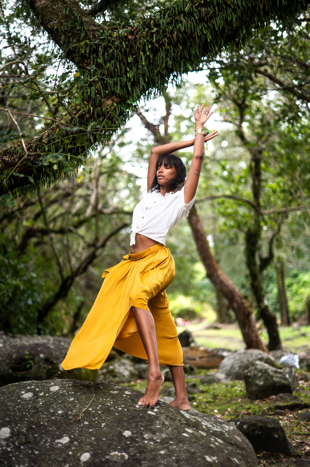 shooting d'une danseuse