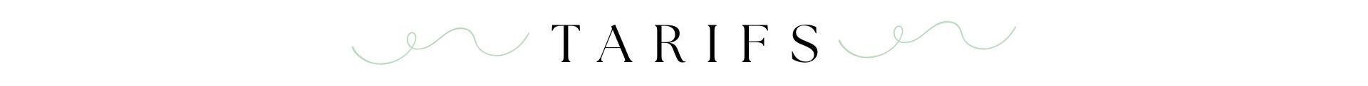 tarifs